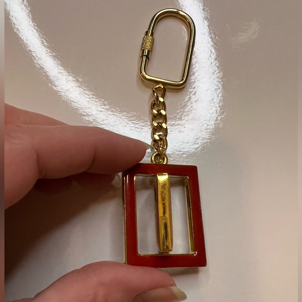 New Mexico Keychain with Red and Gold Frame EUC - Picture 2 of 2